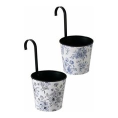 Подвесное кашпо для балкона SUMMER BOUQUETS, цинк, 24 см, Boltze 2009603-boltze