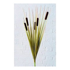 Декоративная ветка камыш шоколадный, пластик, 63 см, Boltze 2005958-шоколадный