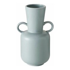 Керамическая ваза данджин, цилиндрическая основа, серая, 21 см, Boltze 2009763-цилиндр