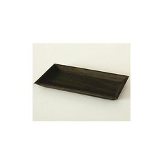 Сервировочный поднос ланто, дерево, чёрный, 30х16 см, Boltze 1015433-9825055