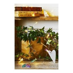 Светодиодная гирлянда прищепки CLIPPY, разноцветные, 30 теплых белых LED- огней, 2.9+1 м, серебристая проволока, батарейк Star Trading