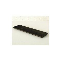 Сервировочный поднос ланто, дерево, чёрный, 55х16 см, Boltze 1015433-9825057