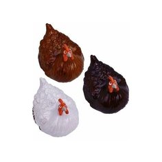 Садовые декоративные фигурки наседки-подружки керамические, 17.7х14.5х13.5 см (3 шт.), Koopman International 795203020
