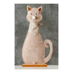 Декоративная фигура кошечка лилу, фетр, бежевая, 40 см, Boltze 2011180-бежевая