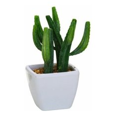 Искусственное растение кактус (Стапелия) в горшке, пластик, 14 см, Boltze 1002232-1