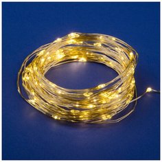 Гирлянда Uniel UL-00005482, 1000 см, 100 ламп, теплый белый/прозрачный провод