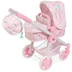 80541 Коляска трансформер для куклы 3 в 1, серия Фантазия океана, 70 см De Cuevas Toys