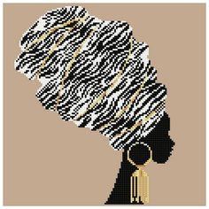 Алмазная мозаика Африканский стиль, Фрея 35x35 см.