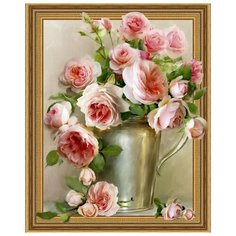 Алмазная мозаика Бузин. Утренний букет, Molly 40x50 см.