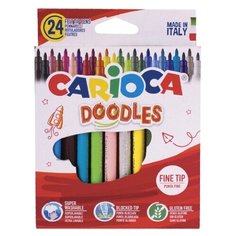 Carioca Набор фломастеров Doodles, 24 шт., 42315