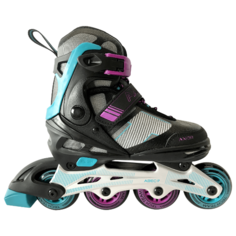 Tech Team Роликовые коньки Tech Team Axor черный- бирюзовый- сиреневый S(30-33)