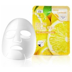 3W Clinic Fresh Lemon Mask Sheet 23 мл Тканевая маска для лица с экстрактом лимона