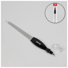 Пилка-триммер металл черная ручка 19,5см(±0,5) пакет АТ 275 Silver Star 1472479