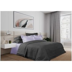 Постельное белье «Птичье молоко», Страйп- сатин (2 сп с евро простыней (2 нав) Текс Дизайн