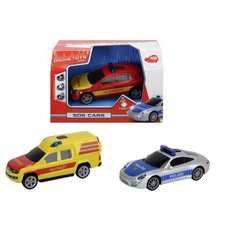 Dickie Инерционная машинка SOS Cars - Спецтехника (свет, звук)