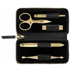 Маникюрный набор 5 пр. TWINOX Gold черный, 97748-004, ZWILLING