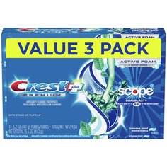 Crest Premium Plus Scope Dual Blast – Набор из 3 зубных паст