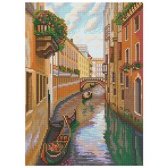 Алмазная мозаика Венеция, Алмазное хобби 26x36 см.