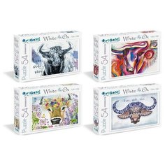 Пазл "Бык" 54 элемента ориентация альбомная 4 вида Origami 05424