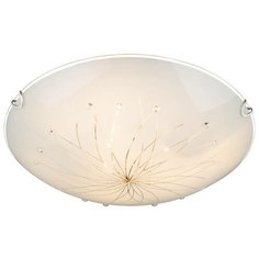 Настенно-потолочный светильник Globo Lighting Calimero I 40402-3, E27, 180 Вт, кол-во ламп: 3 шт., цвет арматуры: хром, цвет плафона: белый