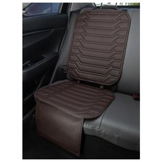 Чехлы (накидки) под автокресло. Защита сидений авто. Цвет: шоколадный. 1 шт. Колибр Best Auto Case