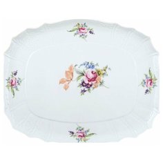 Поднос 40 х 32 см прямоугольный Thun "Бернадотт /Полевой цветок" / 025726 Thun1794