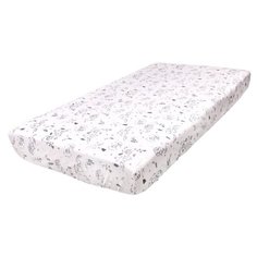 Daisy простыня на резинке Лисички 120х60 см серый