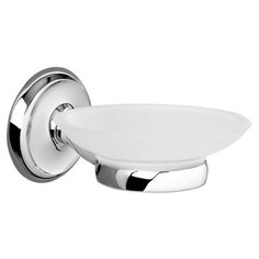 Мыльница Verran Largo настенная, белый/хром