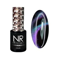 Гель-лак для ногтей Nail Republic 3D Cat, 10 мл, 22 green-lilac