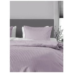 Постельное белье GoodNight Страйп-сатин евро (с нав. 50х70) лаванда