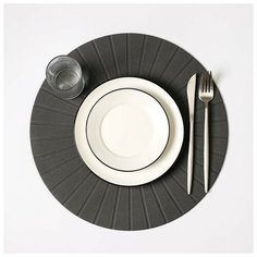 Салфетка кухонная "Ра" 36х36 см. цвет серый 5494628 Сима ленд