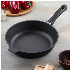 Сковорода чугунная 26 см h=6 см бакелит. ручка 1311085 Камская Посуда