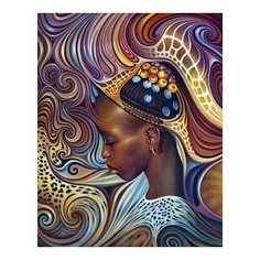 Алмазная мозаика Африканские мотивы, PaintBoy 40x50 см.