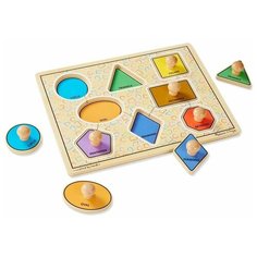 Мои первые пазлы Melissa&Doug геометрические фигуры 3390M