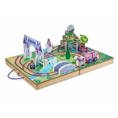 Транспортный набор в чемоданчике Melissa&Doug "Королевская дорога" 32842M