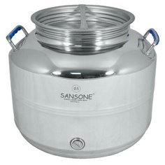 Бидон (фляга) 25 л из нержавеющей стали "Люкс" Sansone