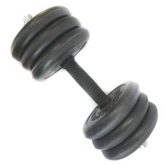 Гантель разборная 17 кг TITAN Barbell - d26, Комплектация №2 с обрезиненной ручкой