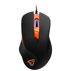 Мышь игровая Canyon Wired Gaming Mouse with 6 programmable buttons, Pixart optical sensor, 4 levels of DPI and up to 3200, 5 million times key life, 1.65m Braided USB cable,rubber coating surface and colorful RGB lights, size:130*75*40mm, 140g. (NU1CN