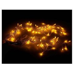 Гирлянда Sh Lights Бахрома OIC100LSE, 50 х 50 см, 100 ламп, желтый