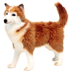 Мягкая игрушка Hansa Хаски коричневая 37 см