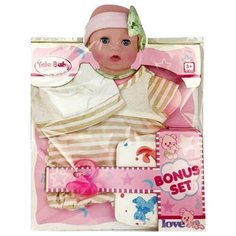 Shenzhen toys Одежда для пупса(шапочка,соска,памперс,кофточка)в пакете