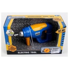 Shenzhen toys Дрель My first home WORSHOP на батарейках в коробке