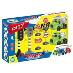 Shenzhen toys Набор Строительная техника SANITATION (свет,звук)в коробке