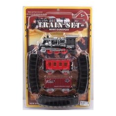 Shenzhen toys Железная дорога,локомотив+2 состава блистер