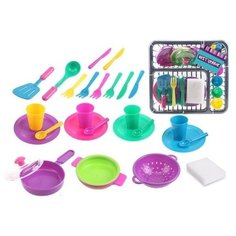 Shenzhen toys Набор посуды в сушилке (27 предметов)