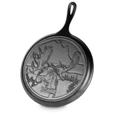 Чугунная сковорода с толстым дном, диаметр: 26 см, L9OGWLMO, LODGE
