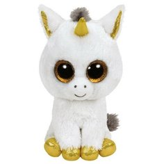 Мягкая игрушка TY Beanie Boos Белый единорог Pegasus 25 см