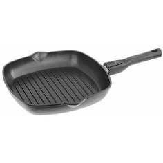 Сковорода-гриль Биол 2814П, 28х28 см, съемная ручка