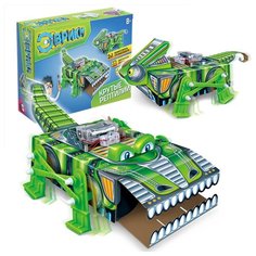 Конструктор пластиковый электронный Эврики "Рептилии", 2 в 1, работает от батареек, картонная коробка (арт. 311222) Сима ленд