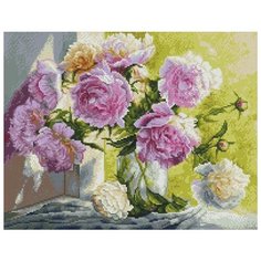 Алмазная мозаика Цветочное утро, PaintBoy 40x50 см.